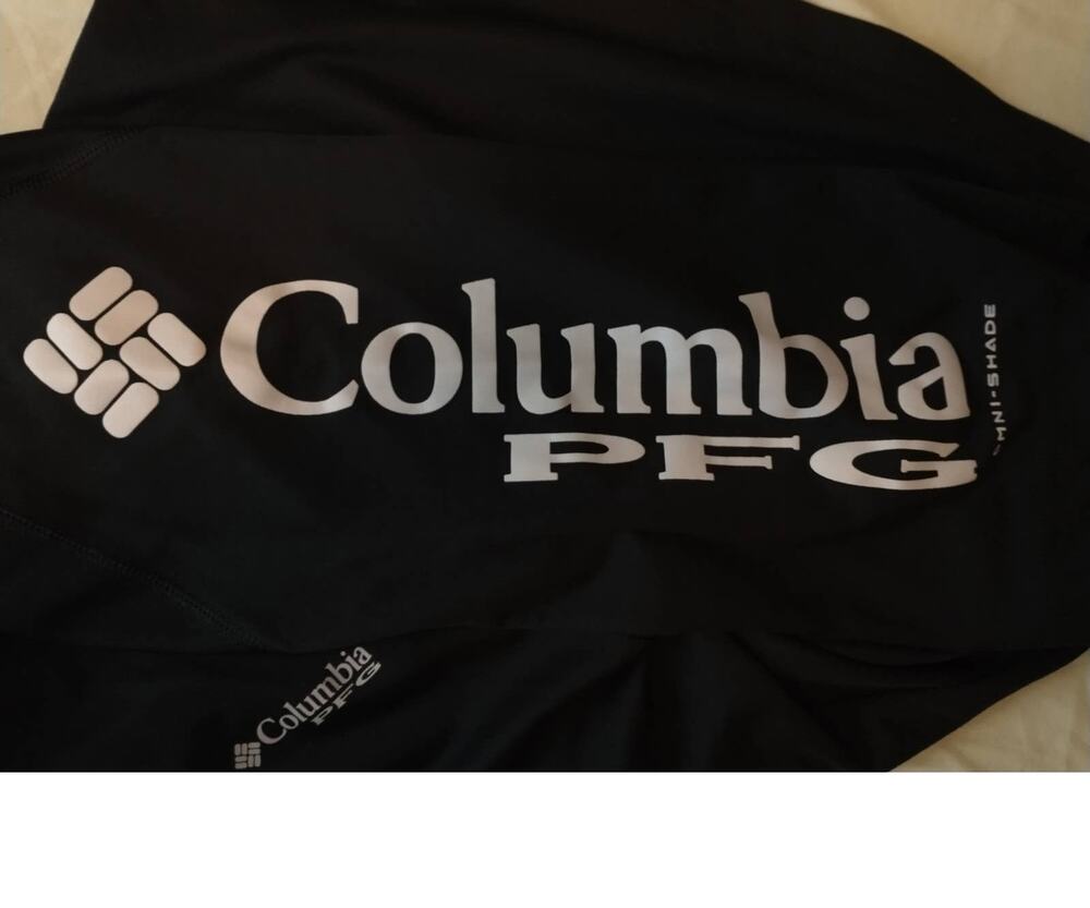 Columbia PFG OmniShade Performance Shirt. Men's Small. Black